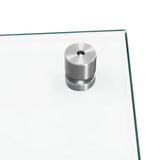 Schienale da cucina 2 pcs Trasparente 90 x 50 cm