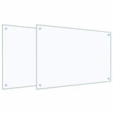 Rivestimento da Cucina 2 pcs Trasparente 90 x 60 cm