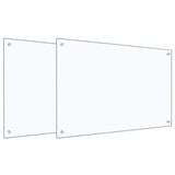 Rivestimento da Cucina 2 pcs Trasparente 90 x 60 cm