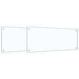 Rivestimento da Cucina 2 pcs Trasparente 100 x 40 cm