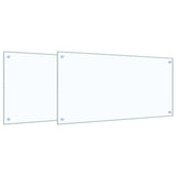 Rivestimento da Cucina 2 pcs Trasparente 100 x 50 cm