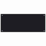 Rivestimento da Cucina 2 pcs Nero 100 x 40 cm vetro temperato