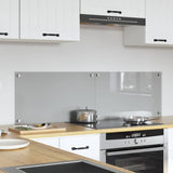 Rivestimento da Cucina 2 pcs Grigio chiaro 70 x 40 cm