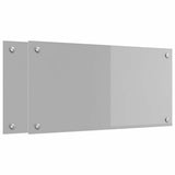 Rivestimento da Cucina 2 pcs Grigio chiaro 80 x 40 cm