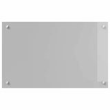 Schienale da cucina 2 pcs Grigio chiaro 80 x 50 cm