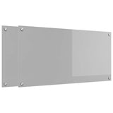 Rivestimento da Cucina 2 pcs Grigio chiaro 100 x 50 cm