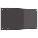 Rivestimento da Cucina 2 pcs Grigio scuro 70 x 40 cm