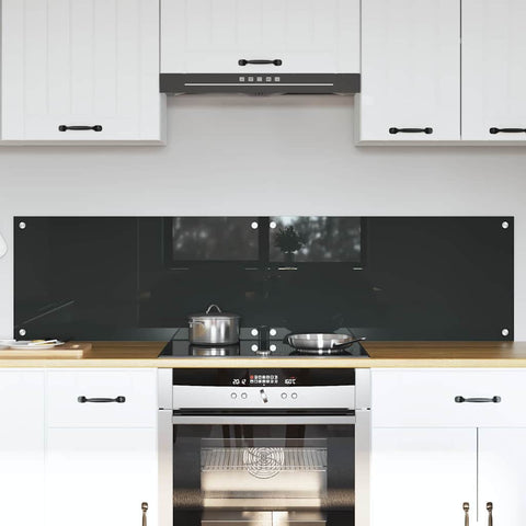 Rivestimento da Cucina 2 pcs Grigio scuro 80 x 40 cm