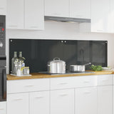 Schienale da cucina 2 pcs Grigio scuro 90 x 50 cm