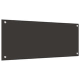 Rivestimento da Cucina 2 pcs Grigio scuro 100 x 40 cm