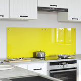 Rivestimento da Cucina 2 pcs Giallo 70 x 50 cm vetro temperato