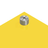 Rivestimento da Cucina 2 pcs Giallo 80 x 50 cm vetro temperato