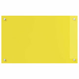 Rivestimento da Cucina 2 pcs Giallo 80 x 50 cm vetro temperato