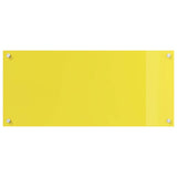 Rivestimento da Cucina 2 pcs Giallo 90 x 40 cm vetro temperato