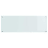 Rivestimento da Cucina 2 pcs Bianco 110 x 40 cm vetro temperato