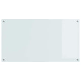 Rivestimento da Cucina 2 pcs Bianco 110 x 60 cm vetro temperato