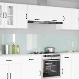Rivestimento da Cucina 2 pcs Bianco 120 x 50 cm vetro temperato