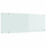 Rivestimento da Cucina 2 pcs Bianco 120 x 50 cm vetro temperato