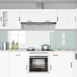 Rivestimento da Cucina 2 pcs Bianco 120 x 60 cm vetro temperato