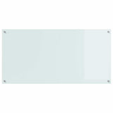 Rivestimento da Cucina 2 pcs Bianco 120 x 60 cm vetro temperato