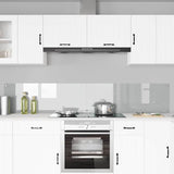 Rivestimento da Cucina 2 pcs Trasparente 110 x 40 cm