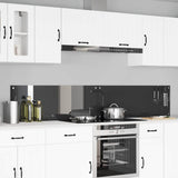 Schienale da cucina 2 pcs Grigio scuro 110 x 40 cm