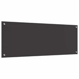 Rivestimento da Cucina 2 pcs Grigio scuro 110 x 40 cm