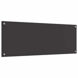 Schienale da cucina 2 pcs Grigio scuro 110 x 40 cm