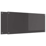 Schienale da cucina 2 pcs Grigio scuro 110 x 50 cm