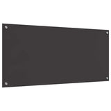 Schienale da cucina 2 pcs Grigio scuro 110 x 50 cm
