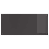 Rivestimento da Cucina 2 pcs Grigio scuro 110 x 50 cm