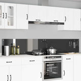 Rivestimento da Cucina 2 pcs Grigio scuro 120 x 40 cm