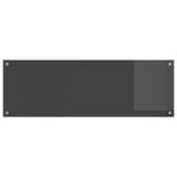 Rivestimento da Cucina 2 pcs Grigio scuro 120 x 40 cm