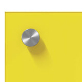 Rivestimento da Cucina 2 pcs Giallo 110 x 40 cm vetro temperato