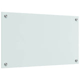 Schienale da cucina 2 pcs Bianco 70 x 40 cm vetro temperato