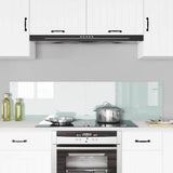Schienale da cucina 2 pcs Bianco 80 x 40 cm vetro temperato
