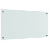 Rivestimento da Cucina Bianco 80 x 40 cm vetro temperato