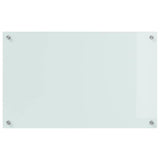 Rivestimento da Cucina Bianco 80 x 50 cm vetro temperato