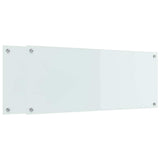 Rivestimento da Cucina Bianco 100 x 40 cm vetro temperato