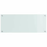 Rivestimento da Cucina Bianco 100 x 40 cm vetro temperato