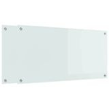 Rivestimento da Cucina Bianco 100 x 50 cm vetro temperato