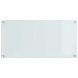 Rivestimento da Cucina Bianco 100 x 50 cm vetro temperato