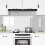 Schienale da cucina 2 pcs Trasparente 80 x 60 cm