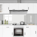 Schienale da cucina 2 pcs Trasparente 100 x 60 cm