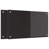 Rivestimento da Cucina Nero 70 x 40 cm vetro temperato