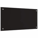 Rivestimento da Cucina Nero 80 x 40 cm vetro temperato