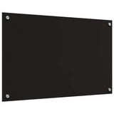 Rivestimento da Cucina Nero 80 x 50 cm vetro temperato