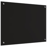 Rivestimento da Cucina Nero 80 x 60 cm vetro temperato