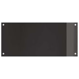 Rivestimento da Cucina Nero 90 x 40 cm vetro temperato