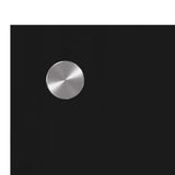 Schienale da cucina 2 pcs Nero 90 x 50 cm vetro temperato